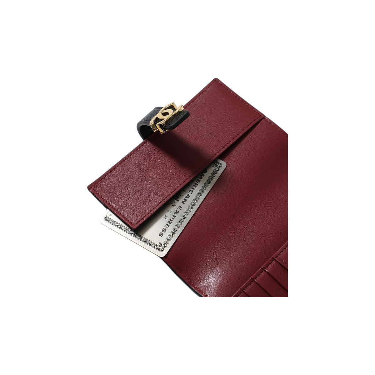 CHANEL 26A CC Logo Grained Goatskin Wallet in Black - AP5330