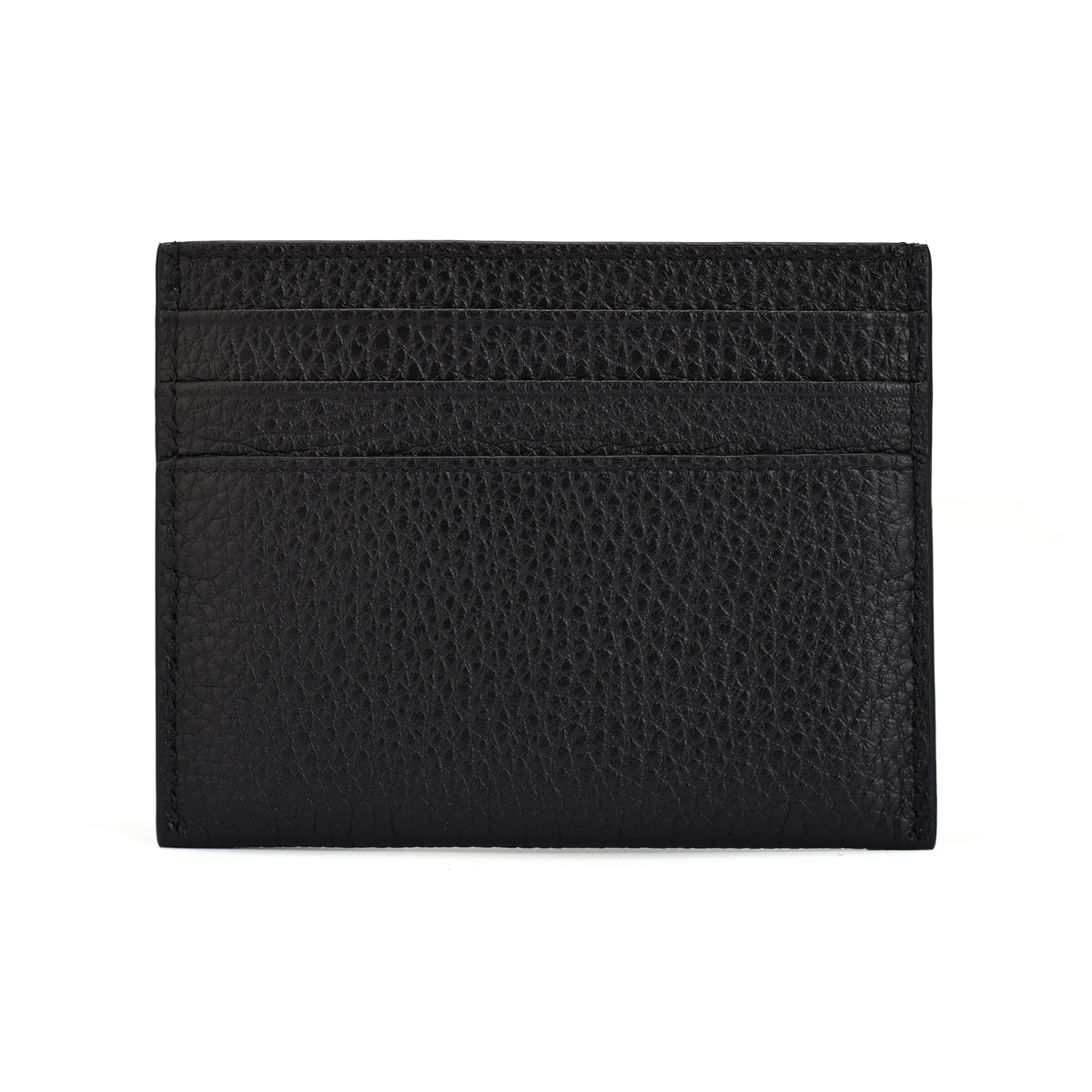 CHANEL 26S CC Logo Grained Calfskin Card Holder in Black - AP5263