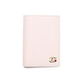 CHANEL 26A Metiers d'Art CC Logo Grained Sheepskin Passport Holder in Light Pink - AP5303