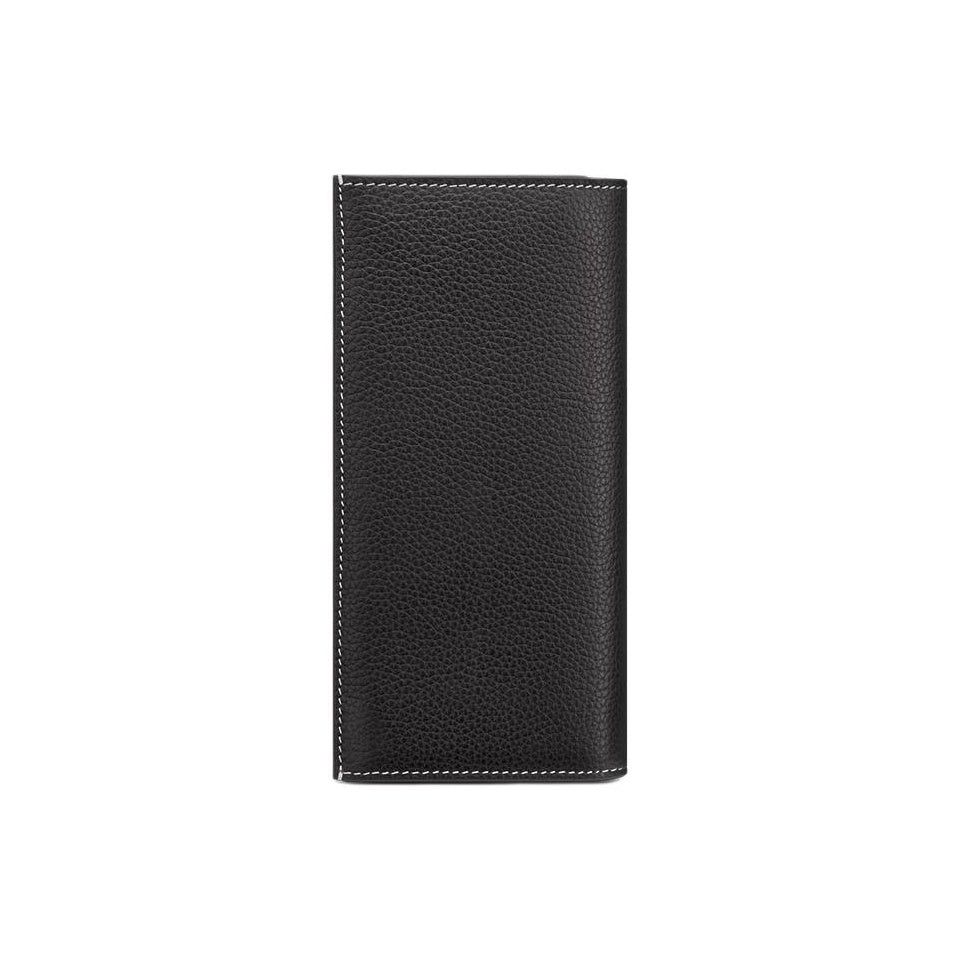 DIOR 2ADBC330YKS Men's Grained Cowhide Leather Wallet, Black
