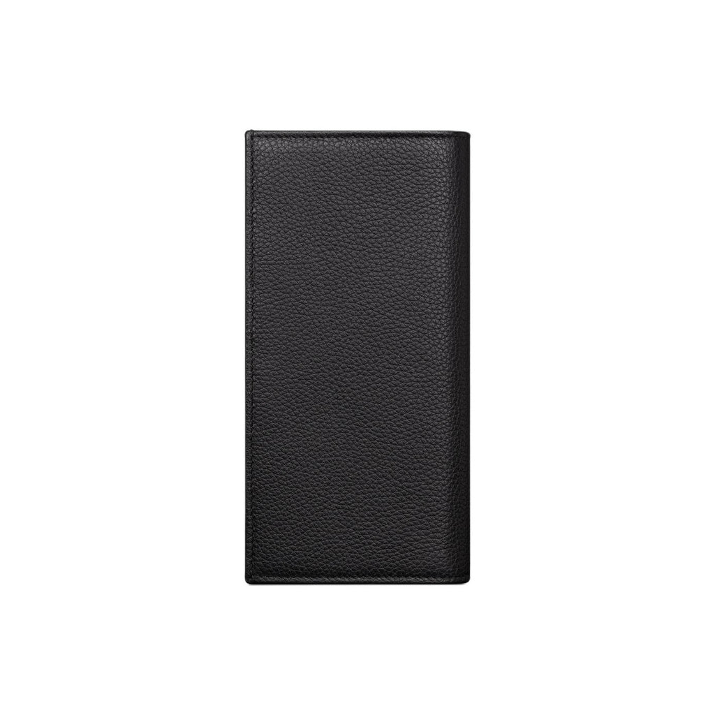 DIOR 2ADBC330YKS Unisex Cotton and Cowhide Bifold Wallet, Black