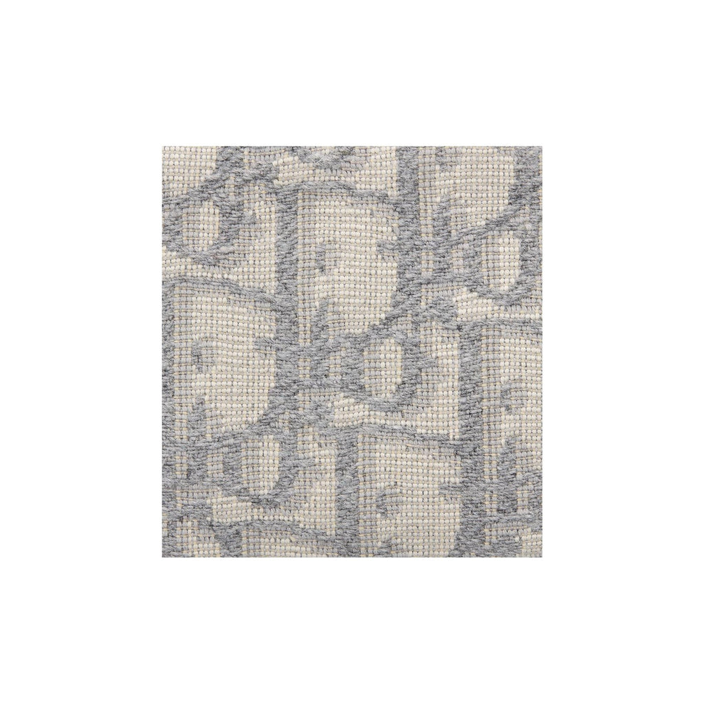 DIOR Travel Signature Print Cotton Key Pouch in Gray - S2177