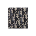 DIOR Oblique Jacquard Vertical Wallet in Beige and Black - H072