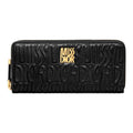 DIOR Voyageur Lambskin Zip Wallet with Letter Logo - Black - S3604