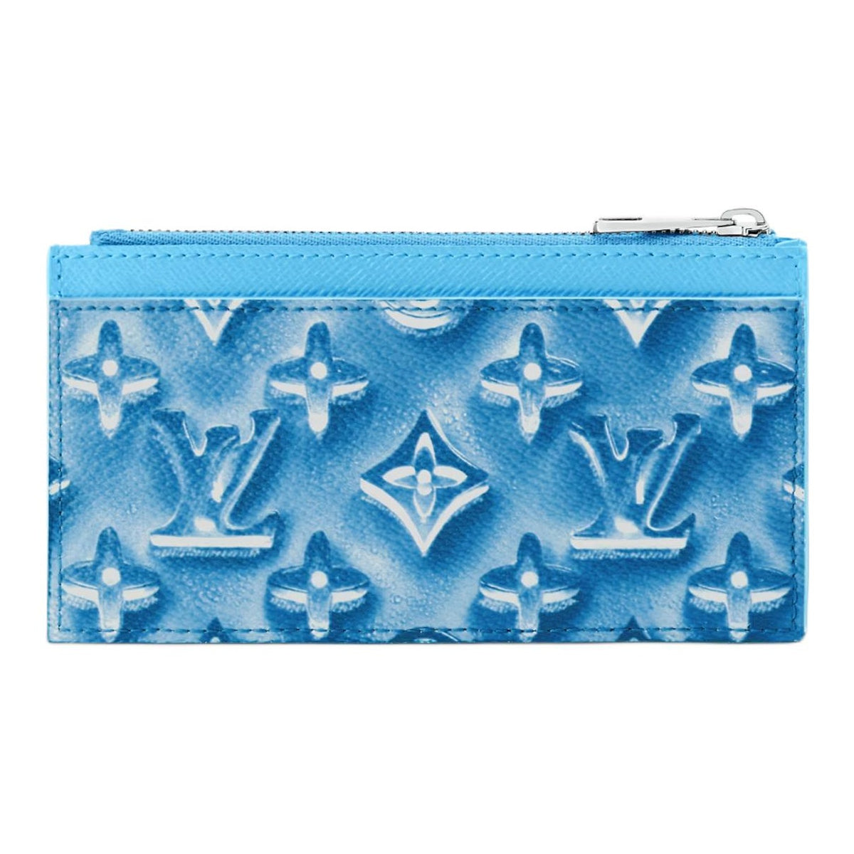 LOUIS VUITTON Monogram Ice Cube Coated Canvas Wallet - Blueberry Blue - M28626