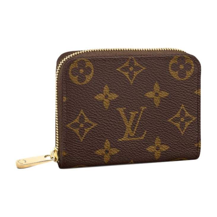 LOUIS VUITTON Zippy Monogram Coated Canvas Wallet - Brown - M60067