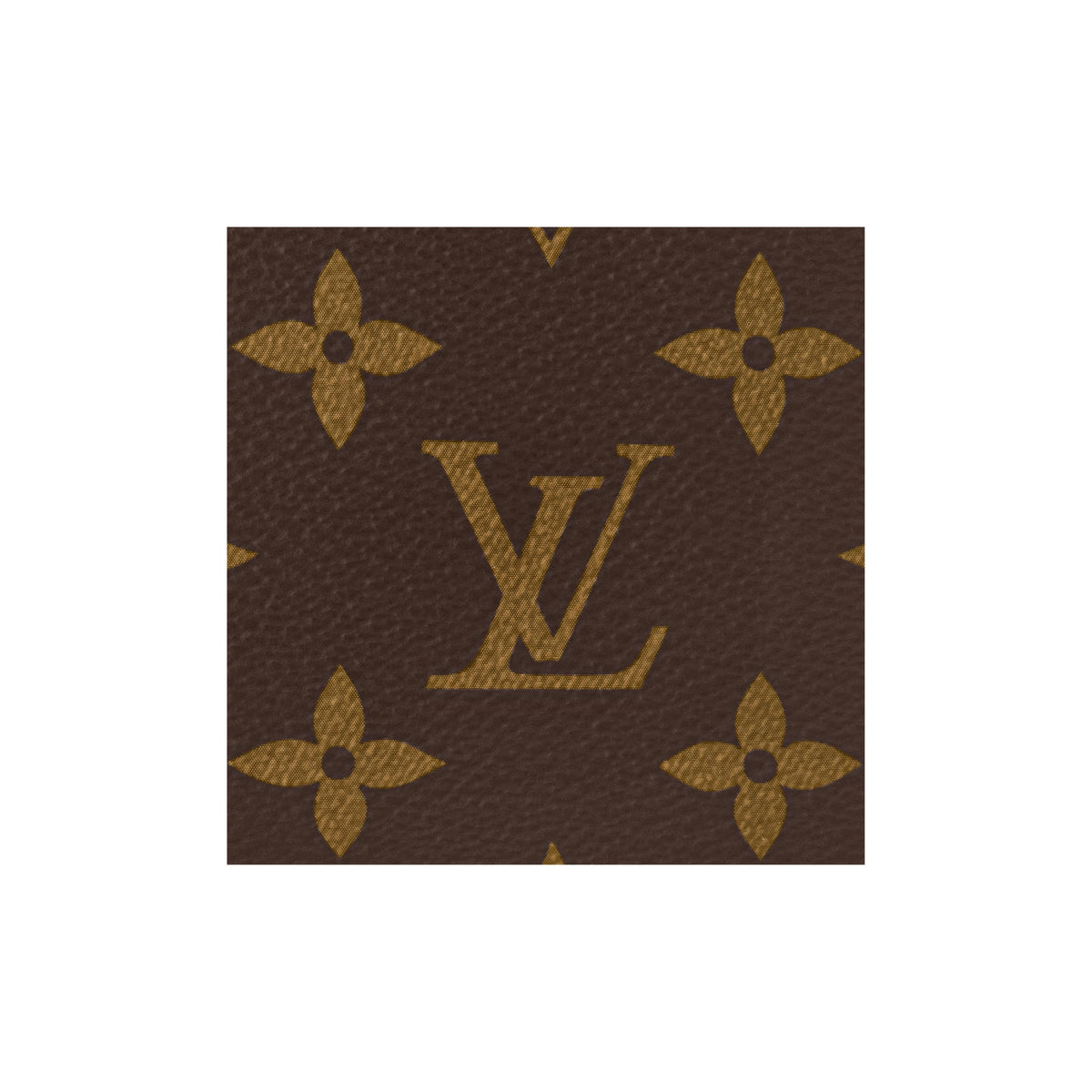 LOUIS VUITTON Color-Block Logo Coated Canvas Card Holder - Brown/Black - M81462
