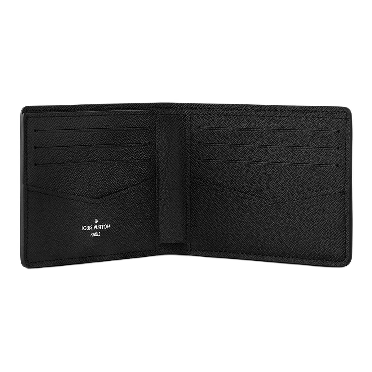 LOUIS VUITTON Slender Monogram Coated Canvas Wallet - Black/Grey - M62294