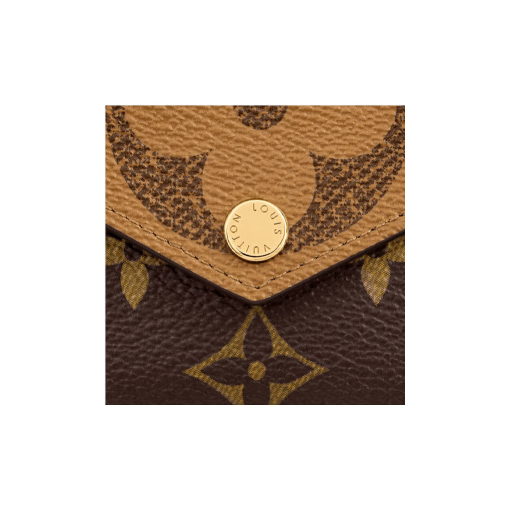 LOUIS VUITTON Zoe Monogram Coated Canvas Wallet - Brown - M80725