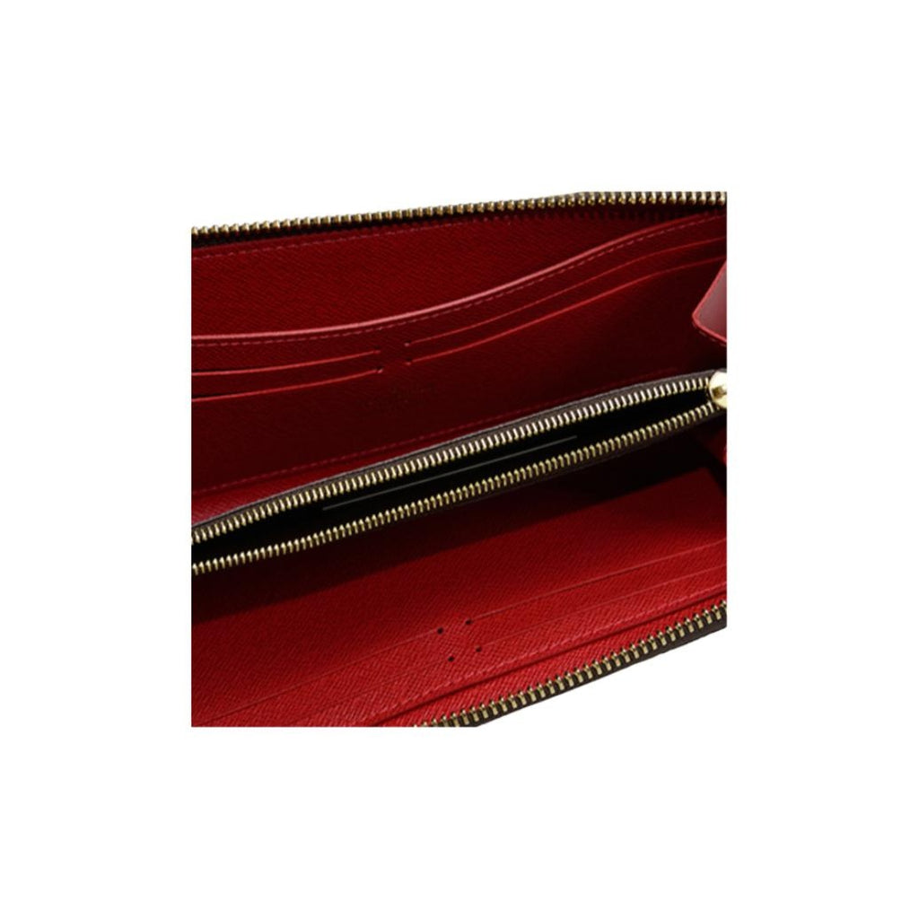 LOUIS VUITTON Clemence Damier Ebene Canvas Wallet - Brown - N60534