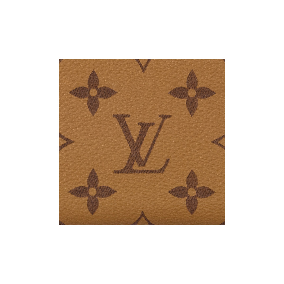 LOUIS VUITTON Clemence Embossed Coated Canvas Zip Wallet - Brown - M82336