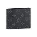 LOUIS VUITTON Marco Monogram Canvas and Cowhide Wallet - Black/Grey - M62545