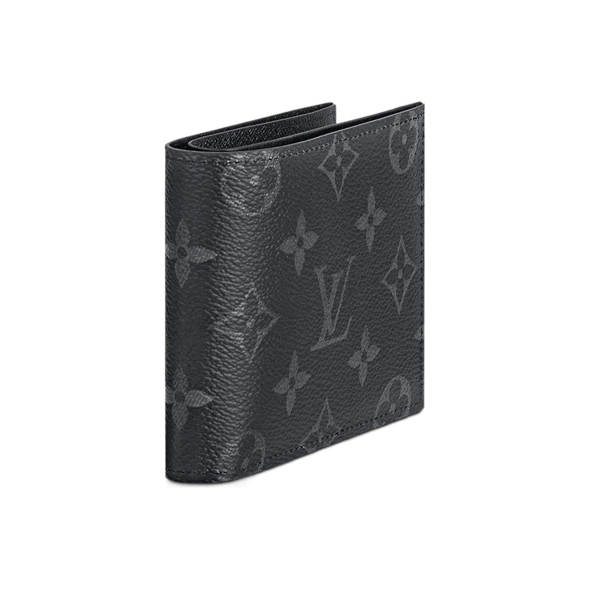 LOUIS VUITTON Marco Monogram Canvas and Cowhide Wallet - Black/Grey - M62545