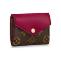 LOUIS VUITTON Zoe Printed Cowhide Leather Wallet - Fuchsia - M62932