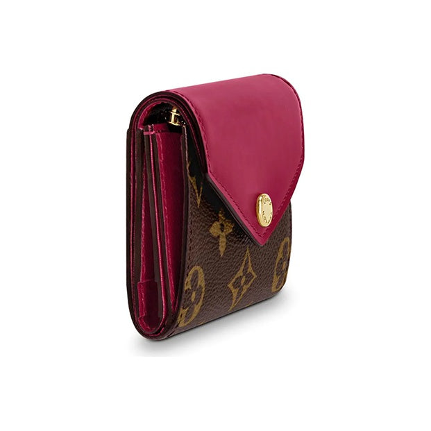 LOUIS VUITTON Zoe Printed Cowhide Leather Wallet - Fuchsia - M62932