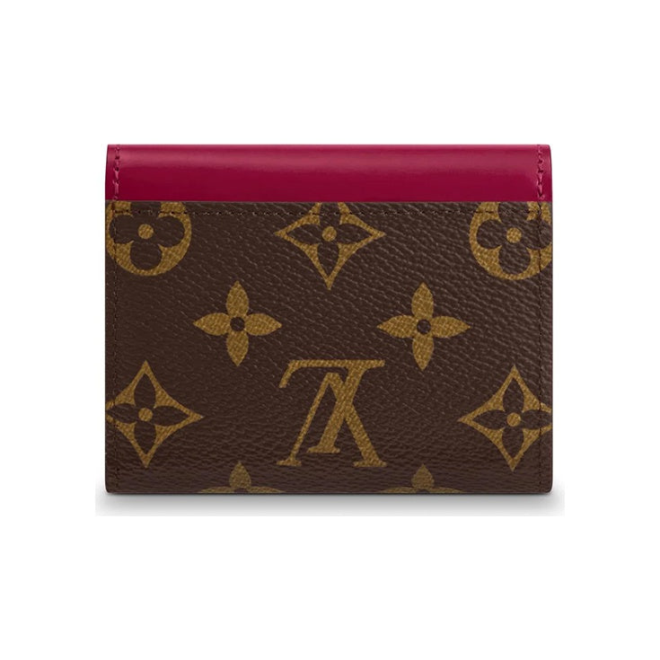LOUIS VUITTON Zoe Printed Cowhide Leather Wallet - Fuchsia - M62932