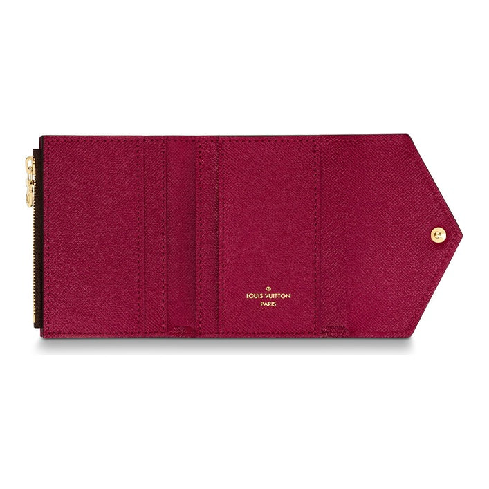LOUIS VUITTON Zoe Printed Cowhide Leather Wallet - Fuchsia - M62932