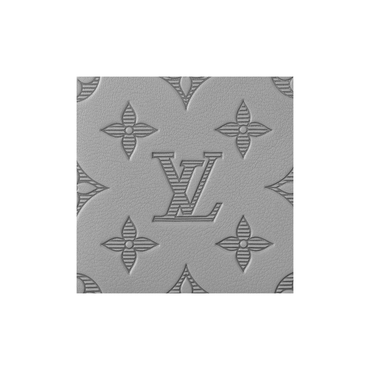 LOUIS VUITTON Signature Logo Print Cowhide Leather Wallet - Grey - M81383