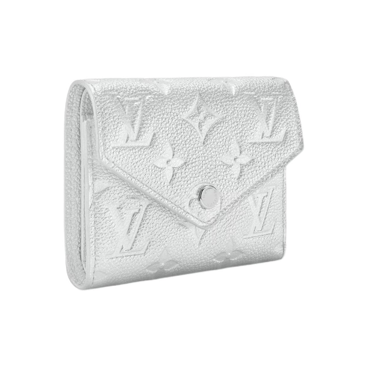 LOUIS VUITTON Victorine 25SKI Monogram Leather Wallet - Silver - M26896