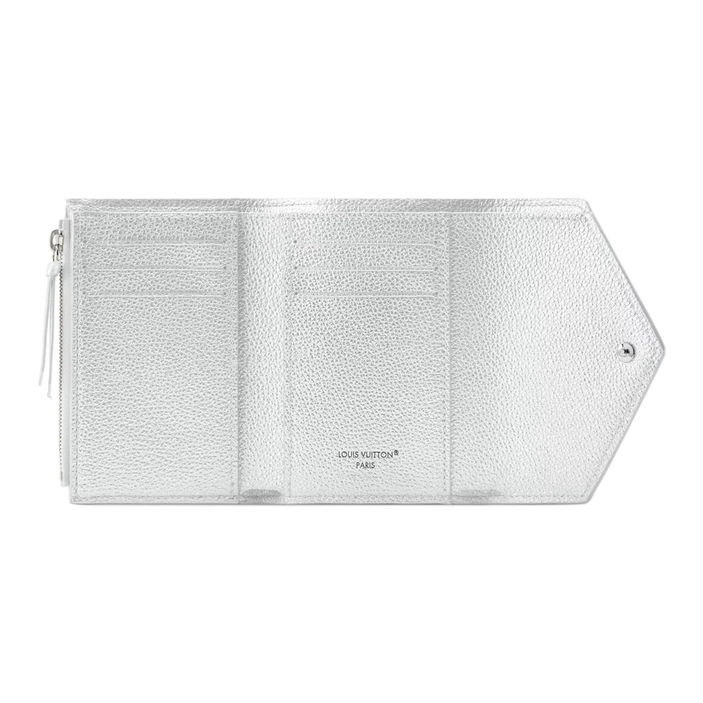 LOUIS VUITTON Victorine 25SKI Monogram Leather Wallet - Silver - M26896