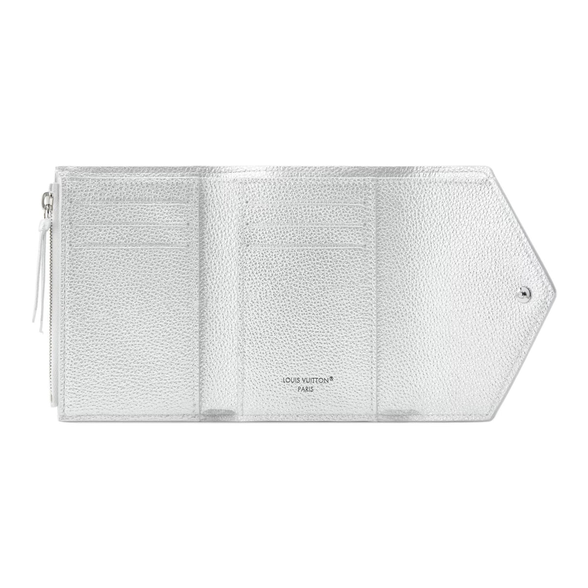 LOUIS VUITTON Victorine 25SKI Monogram Leather Wallet - Silver - M26896