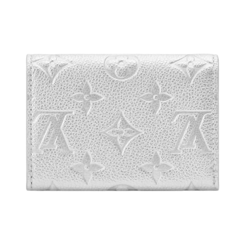 LOUIS VUITTON Empreinte 25SKI Monogram Cowhide Coin Purse - Silver - M26512