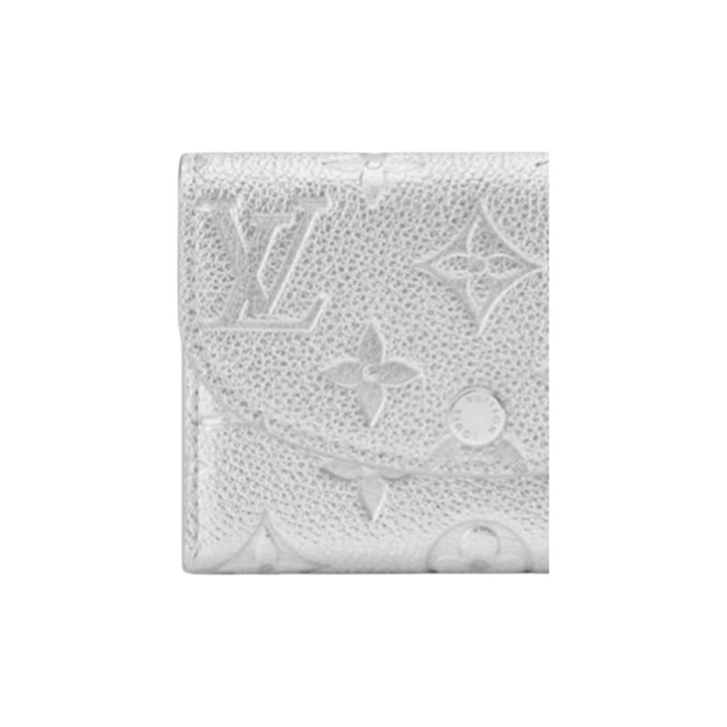 LOUIS VUITTON Empreinte 25SKI Monogram Cowhide Coin Purse - Silver - M26512