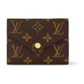 LOUIS VUITTON Victorine Logo Print Canvas and Leather Wallet - Fuchsia - M41938
