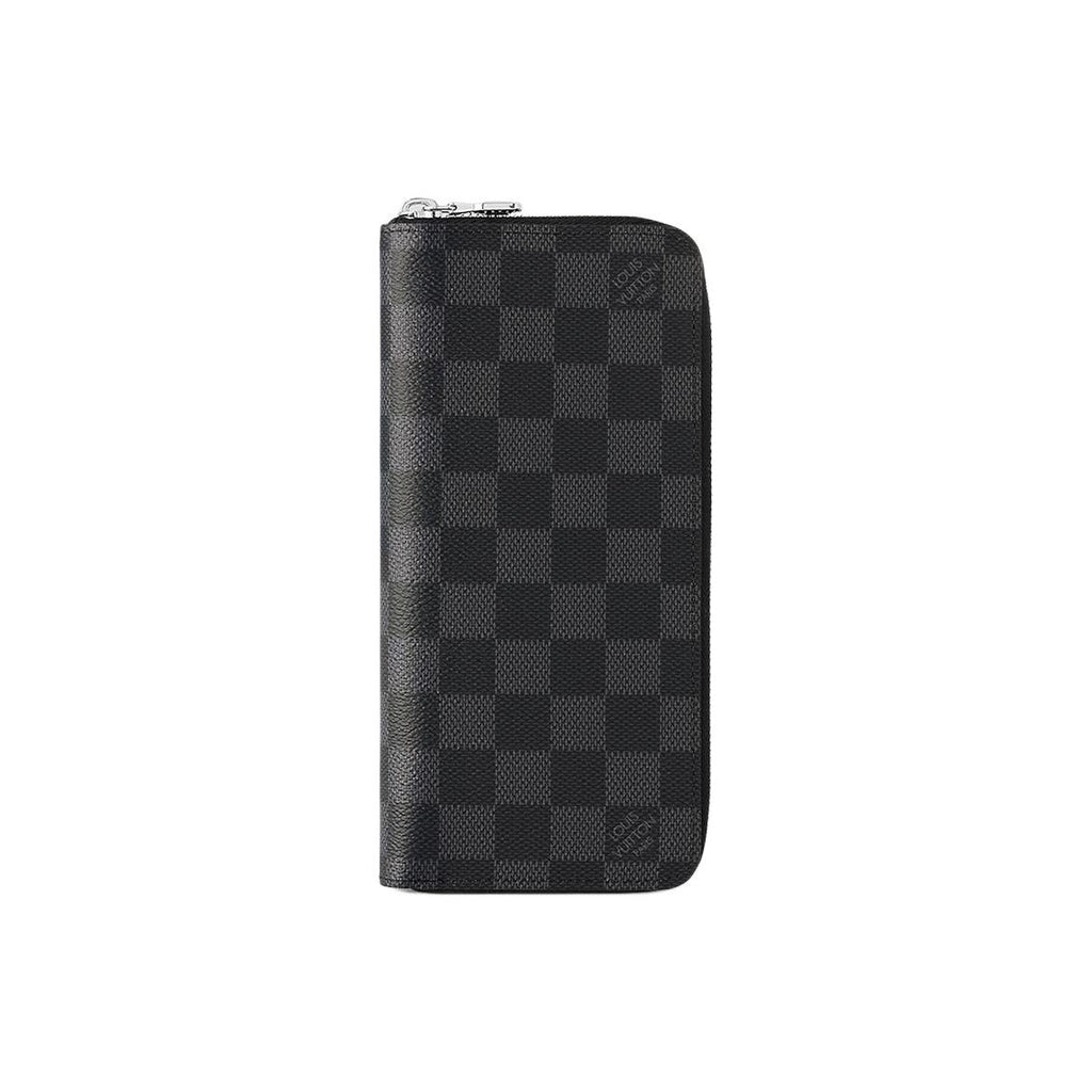 LOUIS VUITTON Zippy Checkered Coated Canvas Zip Wallet - Graphite - N63095