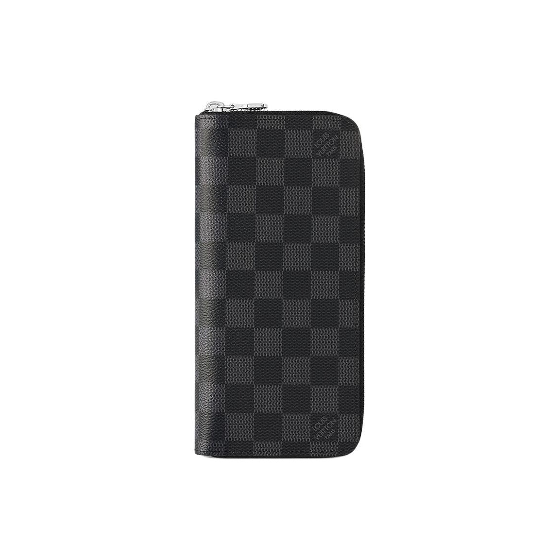 LOUIS VUITTON Zippy Checkered Coated Canvas Zip Wallet - Graphite - N63095
