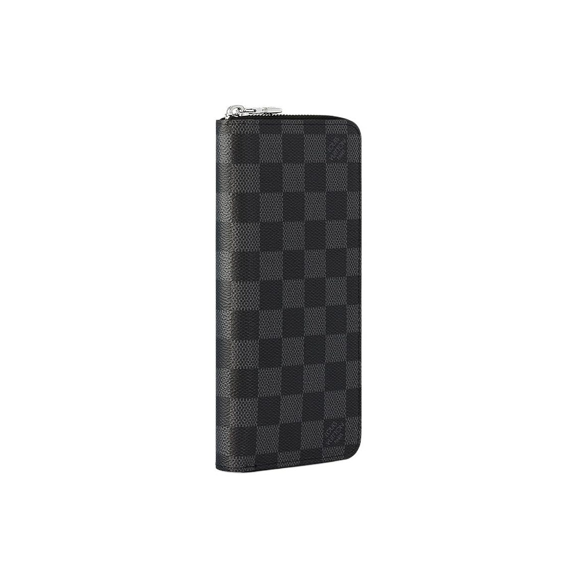 LOUIS VUITTON Zippy Checkered Coated Canvas Zip Wallet - Graphite - N63095