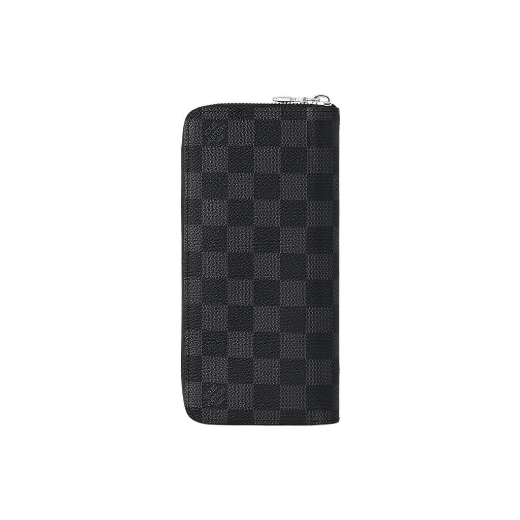 LOUIS VUITTON Zippy Checkered Coated Canvas Zip Wallet - Graphite - N63095