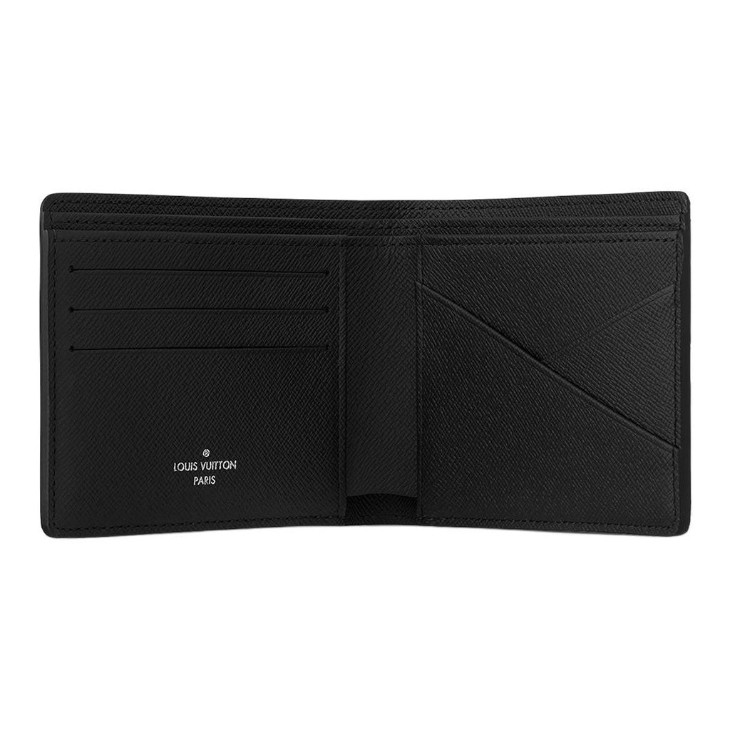 LOUIS VUITTON Multiple Checkered Coated Canvas Wallet - Black - N62663