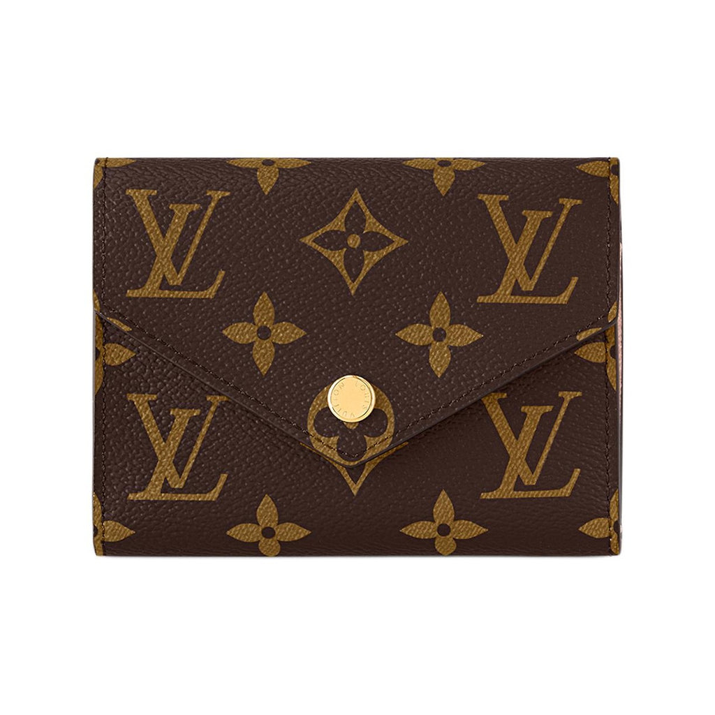 LOUIS VUITTON Victorine Monogram Canvas Wallet - Brown/Ballet Pink - M62360