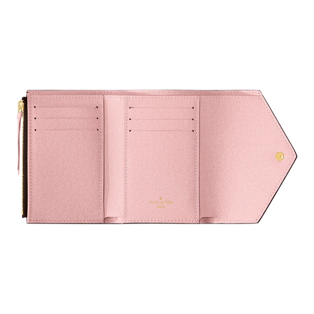 LOUIS VUITTON Victorine Monogram Canvas Wallet - Brown/Ballet Pink - M62360