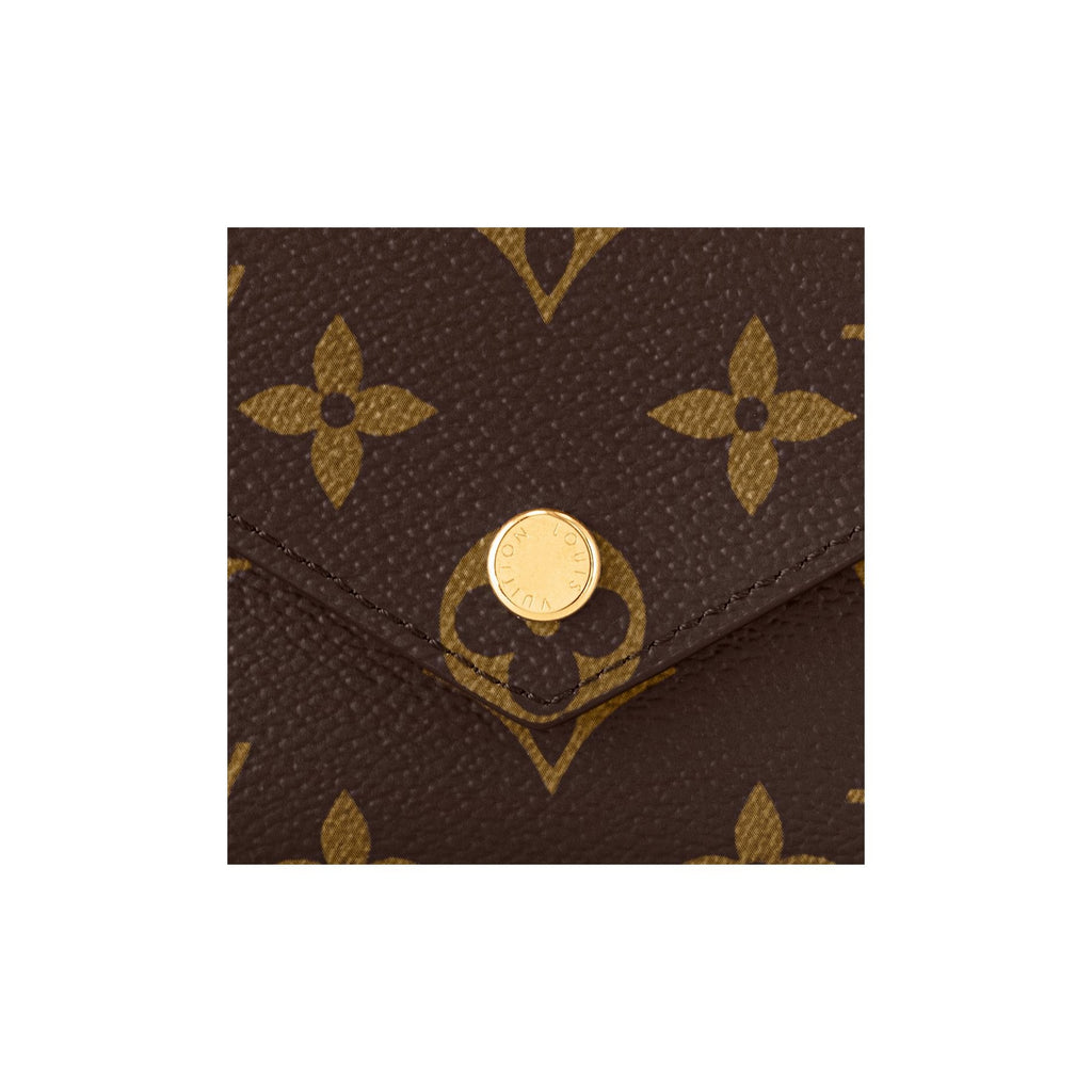 LOUIS VUITTON Victorine Monogram Canvas Wallet - Brown/Ballet Pink - M62360