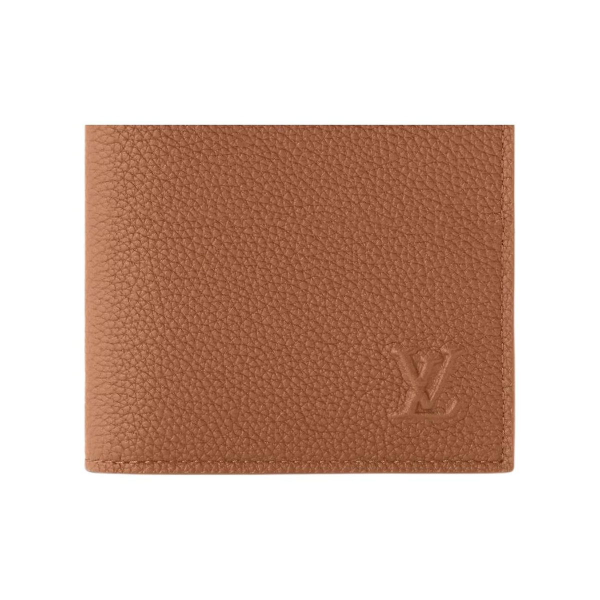 LOUIS VUITTON Classic Logo Waxed Calfskin Passport Holder - Brown - M2A179