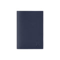 LOUIS VUITTON Classic Logo Waxed Calfskin Passport Holder - Navy Blue - M2A178