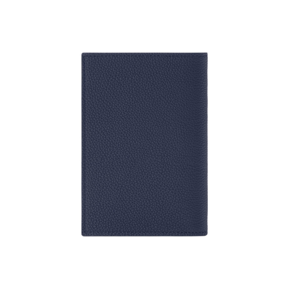 LOUIS VUITTON Classic Logo Waxed Calfskin Passport Holder - Navy Blue - M2A178