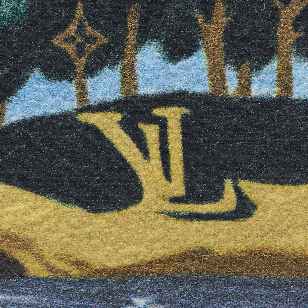 LOUIS VUITTON Mediterranean Beach Illustration Canvas Card Holder - Blue - M3A083