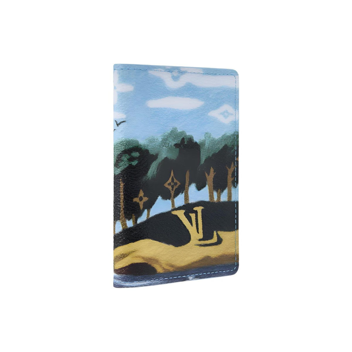 LOUIS VUITTON Pocket Organizer Island Coast Coated Canvas Card Holder - Blue - M29735