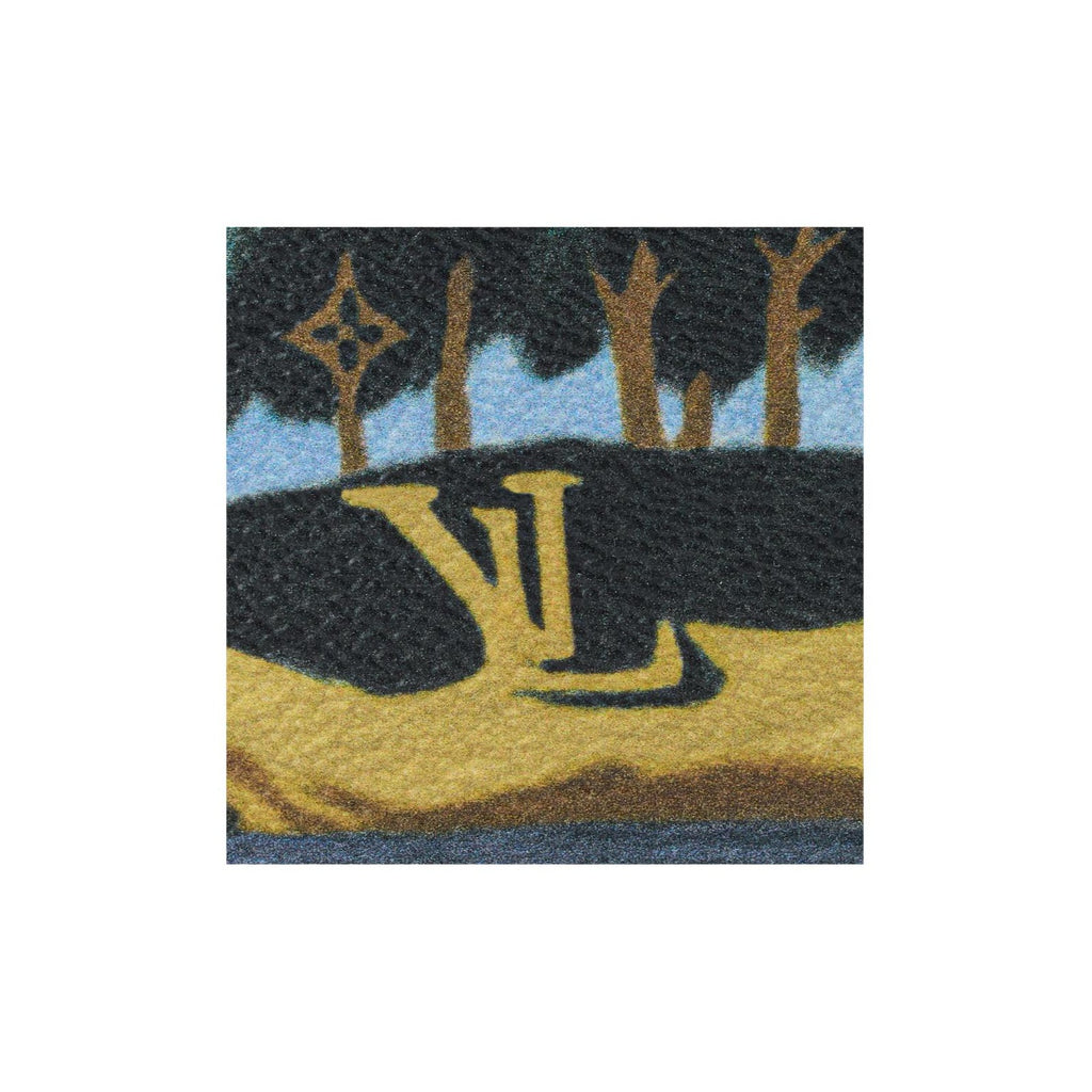 LOUIS VUITTON Monogram Highland Coastal Print Canvas Wallet - Blue - M3A085