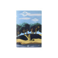 LOUIS VUITTON Island Coast Illustration Faux Leather Passport Holder - Twilight Blue - M29716