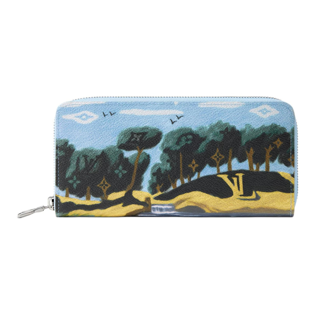 LOUIS VUITTON Zippy Monogram Highland Coastal Print Canvas Wallet - Blue - M29720