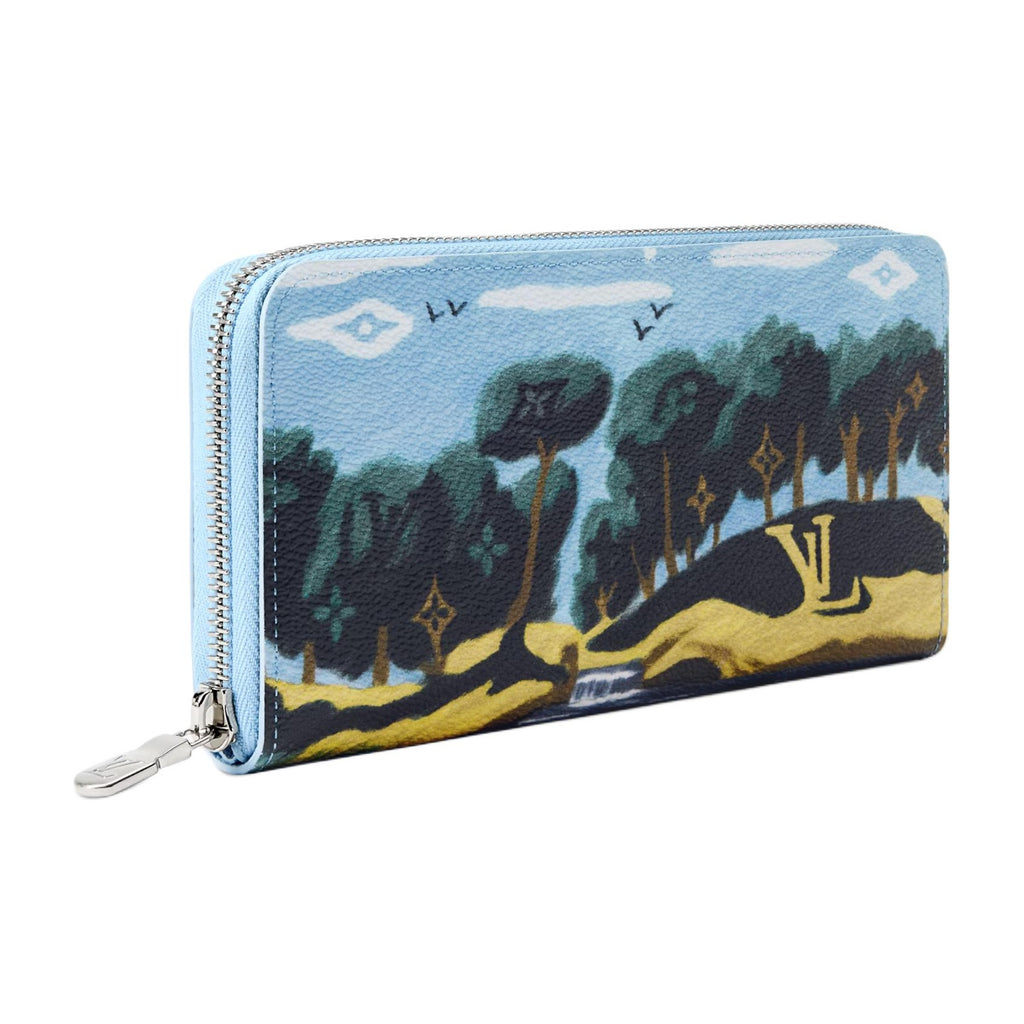 LOUIS VUITTON Zippy Monogram Highland Coastal Print Canvas Wallet - Blue - M29720