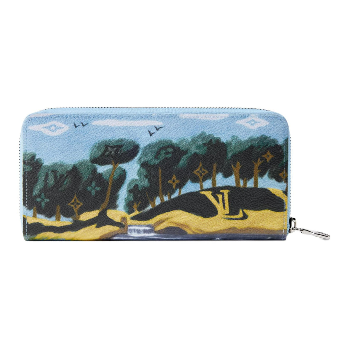 LOUIS VUITTON Zippy Monogram Highland Coastal Print Canvas Wallet - Blue - M29720