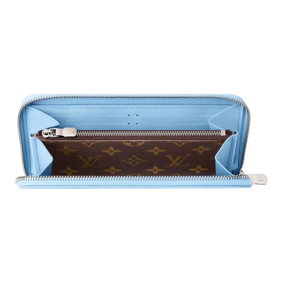 LOUIS VUITTON Zippy Monogram Highland Coastal Print Canvas Wallet - Blue - M29720