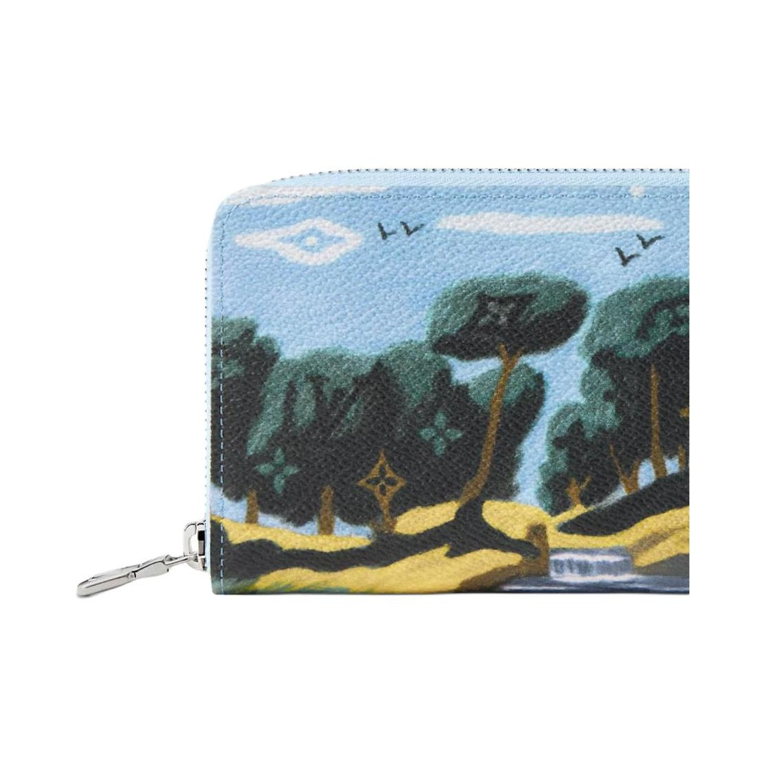 LOUIS VUITTON Zippy Monogram Highland Coastal Print Canvas Wallet - Blue - M29720