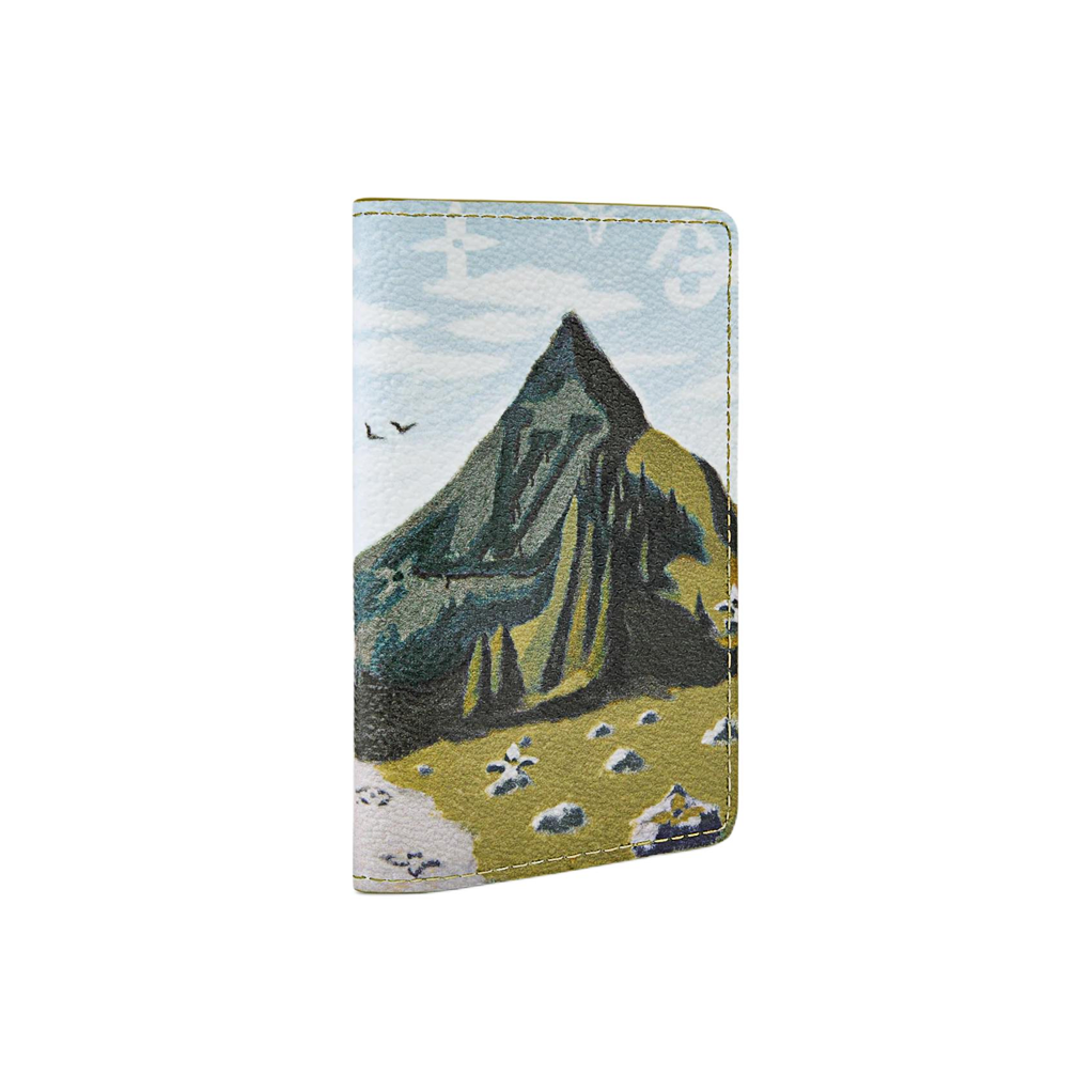 LOUIS VUITTON Pocket Organizer Mountain Landscape Coated Canvas Card Holder - Green - M29593
