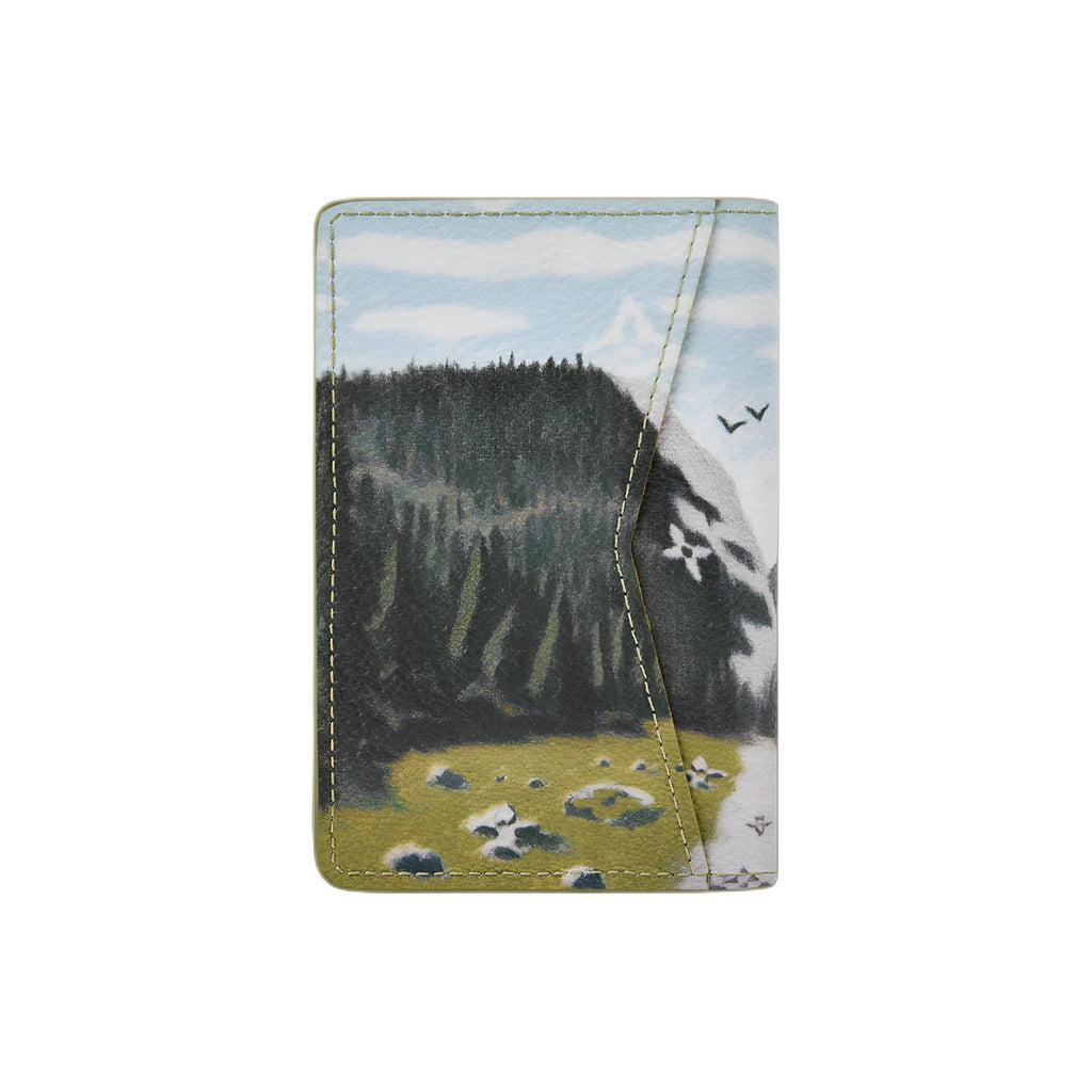 LOUIS VUITTON Pocket Organizer Mountain Landscape Coated Canvas Card Holder - Green - M29593
